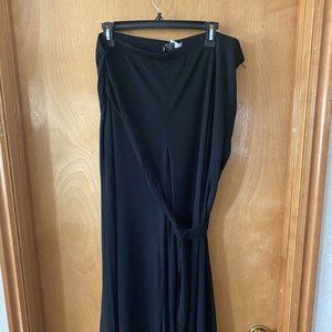 MSK Women’s Black Dress Pants Size L Wide Leg